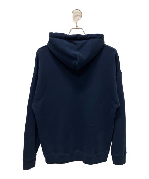 LOEWE（ロエベ）LOEWE (ロエベ) 24SS RELAXED FIT HOODIE リラックスフィット アナグラム ロゴ フーディー ネイビー サイズ:XSの古着・服飾アイテム