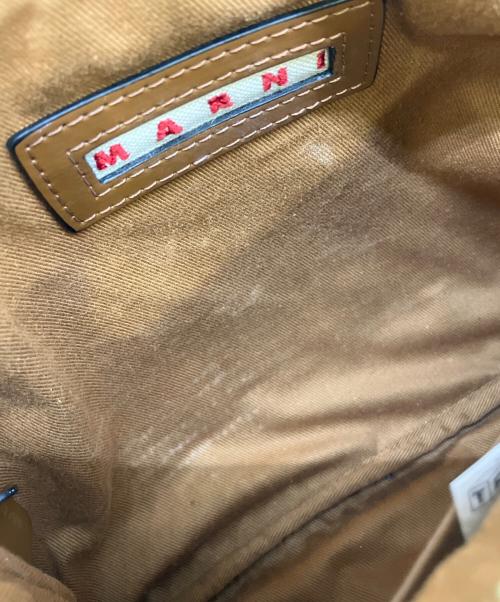 MARNI（マルニ）MARNI (マルニ) ラフィアクロスバッグ ブラウンの古着・服飾アイテム