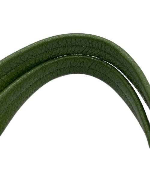 VIOLAd'ORO（ヴィオラドーロ）VIOLAd'ORO (ヴィオラドーロ) イタリアンWフェイスレザー トートバッグ グリーンの古着・服飾アイテム