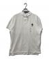 POLO RALPH LAUREN（ポロ・ラルフローレン）の古着「ワンポイント鹿の子半袖ポロシャツ」｜ホワイト