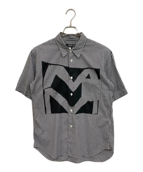 COMME des GARCONS HOMME DEUX（コムデギャルソン オム ドゥ）COMME des GARCONS HOMME DEUX (コムデギャルソン オム ドゥ) ギンガムチェックシャツ ブラック サイズ:Mの古着・服飾アイテム