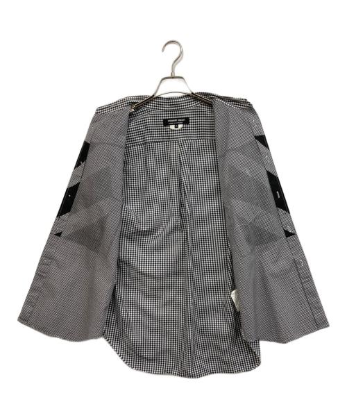 COMME des GARCONS HOMME DEUX（コムデギャルソン オム ドゥ）COMME des GARCONS HOMME DEUX (コムデギャルソン オム ドゥ) ギンガムチェックシャツ ブラック サイズ:Mの古着・服飾アイテム