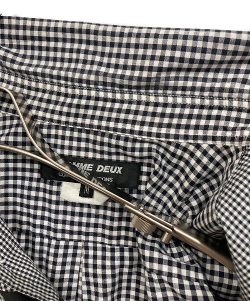 COMME des GARCONS HOMME DEUX（コムデギャルソン オム ドゥ）COMME des GARCONS HOMME DEUX (コムデギャルソン オム ドゥ) ギンガムチェックシャツ ブラック サイズ:Mの古着・服飾アイテム