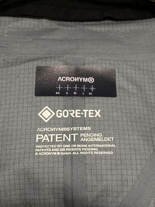 ACRONYM（アクロニウム）ACRONYM (アクロニウム) 3L Gore-Tex Pro Interops Jacket ブラック サイズ:XLの古着・服飾アイテム