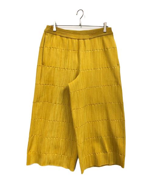 IM MEN（アイム メン）IM MEN (アイム メン) ニットワイドパンツ マスタード サイズ:3の古着・服飾アイテム