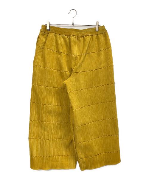 IM MEN（アイム メン）IM MEN (アイム メン) ニットワイドパンツ マスタード サイズ:3の古着・服飾アイテム
