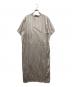 Acne studios (アクネ ストゥディオス) Pleated T-Shirt Dress ベージュ サイズ:S：11000円