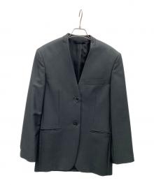 Acne studios（アクネ ストゥディオス）の古着「ノーカラージャケット」｜グレー