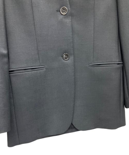 Acne studios（アクネ ストゥディオス）ACNE STUDIOS (アクネ ストゥディオス) ノーカラージャケット グレー サイズ:SIZE 32の古着・服飾アイテム