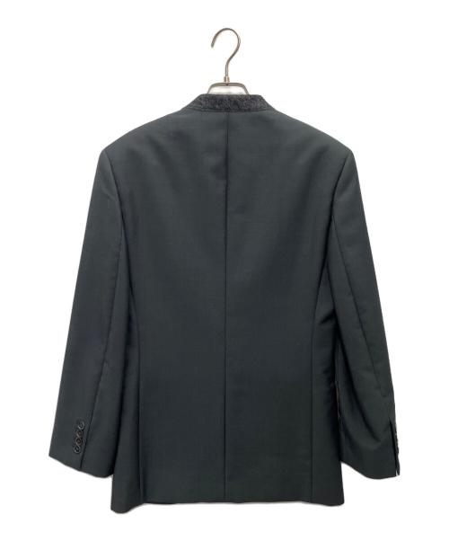 Acne studios（アクネ ストゥディオス）ACNE STUDIOS (アクネ ストゥディオス) ノーカラージャケット グレー サイズ:SIZE 32の古着・服飾アイテム