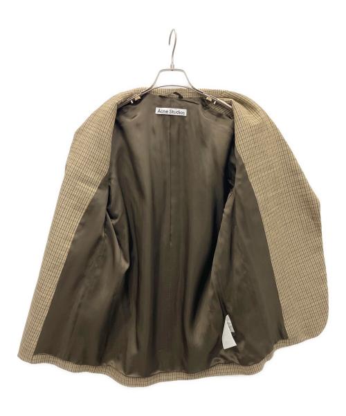 Acne studios（アクネ ストゥディオズ）ACNE STUDIOS (アクネ ストゥディオス) シングルブレストジャケット ブラウン サイズ:SIZE30の古着・服飾アイテム