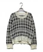 Acne studiosアクネ ストゥディオス）の古着「ウールブレンドニット　FN-WN-KNIT000623 A60462」｜ホワイト