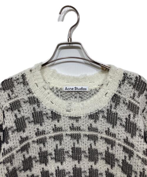 Acne studios（アクネ ストゥディオス）Acne studios (アクネ ストゥディオス) ウールブレンドニット　FN-WN-KNIT000623 A60462 ホワイト サイズ:XXSの古着・服飾アイテム
