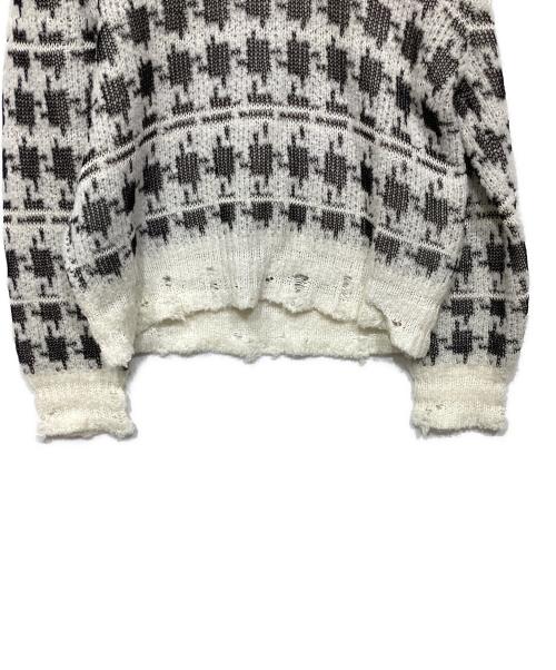 Acne studios（アクネ ストゥディオス）Acne studios (アクネ ストゥディオス) ウールブレンドニット　FN-WN-KNIT000623 A60462 ホワイト サイズ:XXSの古着・服飾アイテム