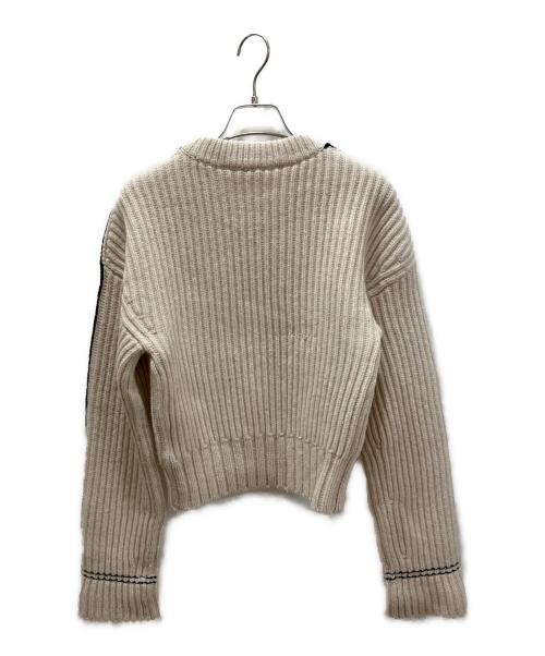 Acne studios（アクネ ストゥディオス）Acne studios (アクネ ストゥディオス) Lambswool sweater アイボリー サイズ:XXSの古着・服飾アイテム