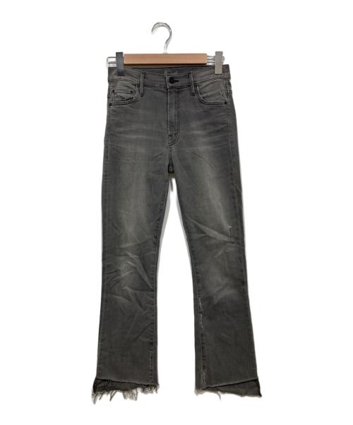 mother（マザー）mother (マザー) COT INSIDER CROP グレー サイズ:25の古着・服飾アイテム