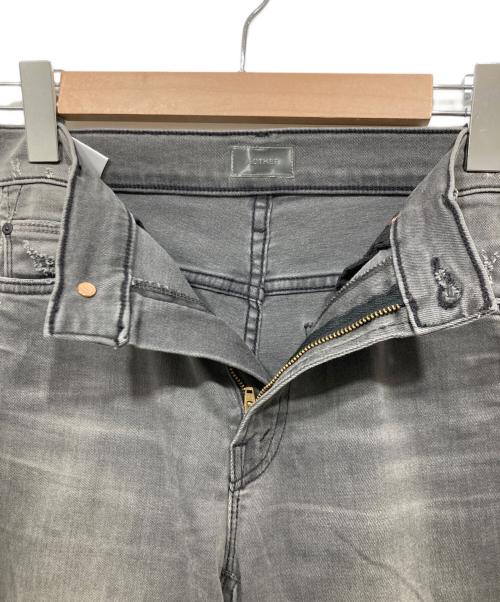 mother（マザー）mother (マザー) COT INSIDER CROP グレー サイズ:25の古着・服飾アイテム