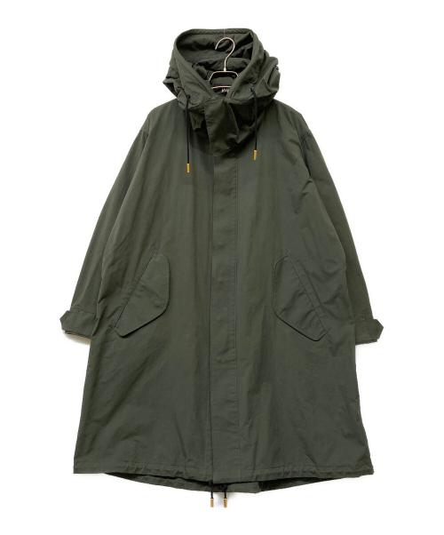 THE RERACS（ザ リラクス）THE RERACS (ザ リラクス) 17SS LONG MODSCOAT NONLINER グリーン サイズ:38の古着・服飾アイテム