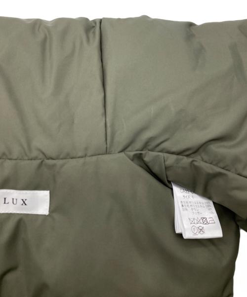 CALUX（キャラクス）CALUX (キャラクス) QUILTED リバーシブル中綿ジャケット オリーブ サイズ:Freeの古着・服飾アイテム