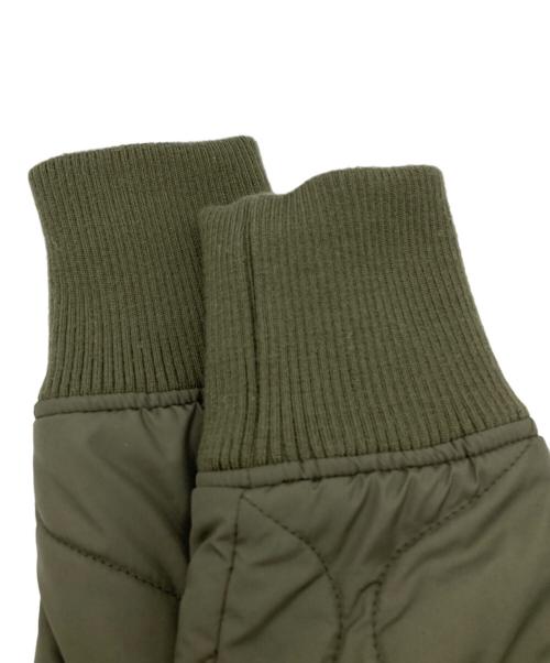 CALUX（キャラクス）CALUX (キャラクス) QUILTED リバーシブル中綿ジャケット オリーブ サイズ:Freeの古着・服飾アイテム