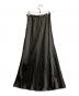 anuans (アニュアンス) サテンバイアスナロースカート チャコールグレー サイズ:s：8000円