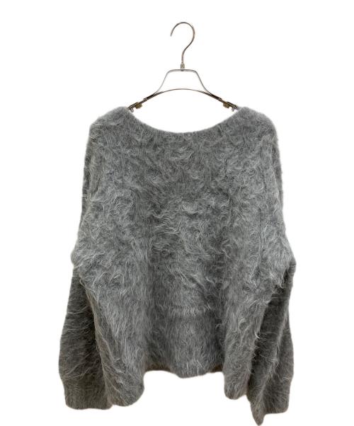 anuans（アニュアンス）anuans (アニュアンス) スーリーアルパカニットプルオーバー グレー サイズ:Fの古着・服飾アイテム