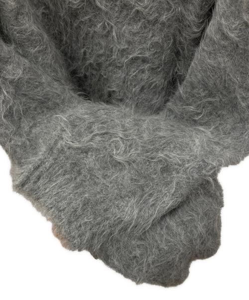 anuans（アニュアンス）anuans (アニュアンス) スーリーアルパカニットプルオーバー グレー サイズ:Fの古着・服飾アイテム