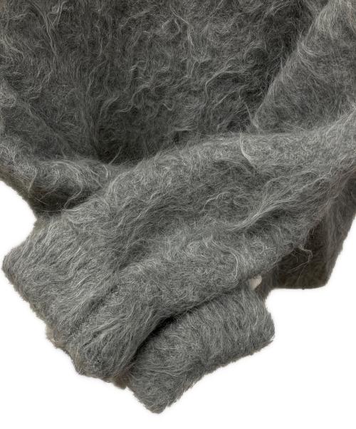 anuans（アニュアンス）anuans (アニュアンス) スーリーアルパカニットプルオーバー グレー サイズ:Fの古着・服飾アイテム