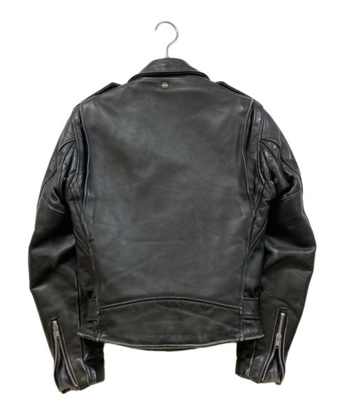 PERFECTO by Schott（パーフェクト バイ ショット）PERFECTO by Schott (パーフェクト バイ ショット) レザーライダースジャケット ブラック サイズ:34の古着・服飾アイテム