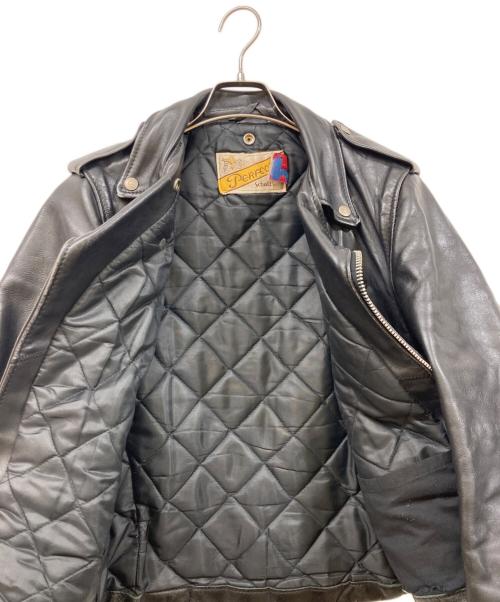 PERFECTO by Schott（パーフェクト バイ ショット）PERFECTO by Schott (パーフェクト バイ ショット) レザーライダースジャケット ブラック サイズ:34の古着・服飾アイテム