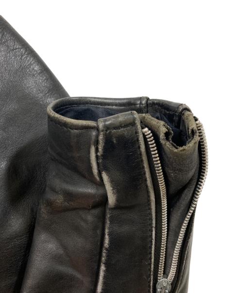 PERFECTO by Schott（パーフェクト バイ ショット）PERFECTO by Schott (パーフェクト バイ ショット) レザーライダースジャケット ブラック サイズ:34の古着・服飾アイテム