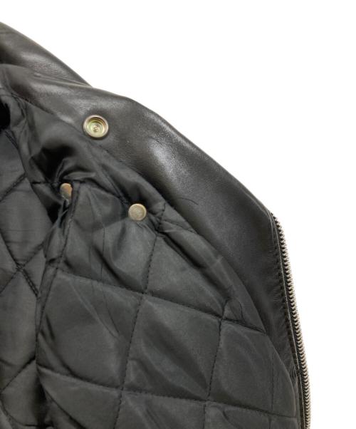 PERFECTO by Schott（パーフェクト バイ ショット）PERFECTO by Schott (パーフェクト バイ ショット) レザーライダースジャケット ブラック サイズ:34の古着・服飾アイテム