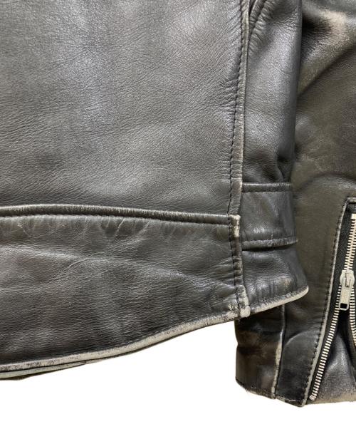 PERFECTO by Schott（パーフェクト バイ ショット）PERFECTO by Schott (パーフェクト バイ ショット) レザーライダースジャケット ブラック サイズ:34の古着・服飾アイテム