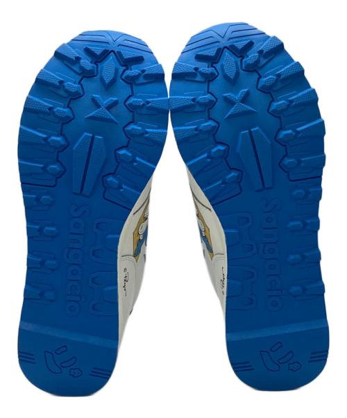 Sangacio（サンガッチョ）Sangacio (サンガッチョ) BE『スマーフ』SUMMER VACATION　ローカットスニーカー ホワイト×ブルー サイズ:US6.5 未使用品の古着・服飾アイテム