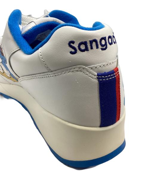 Sangacio（サンガッチョ）Sangacio (サンガッチョ) BE『スマーフ』SUMMER VACATION　ローカットスニーカー ホワイト×ブルー サイズ:US6.5 未使用品の古着・服飾アイテム
