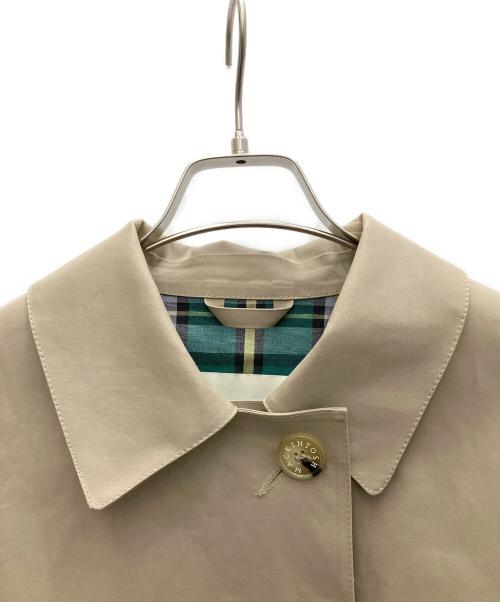 MACKINTOSH（マッキントッシュ）MACKINTOSH (マッキントッシュ) ゴム引きオーバーサイズドステンカラーコート ベージュ サイズ:8の古着・服飾アイテム