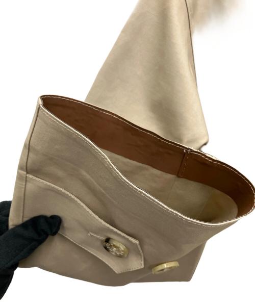 MACKINTOSH（マッキントッシュ）MACKINTOSH (マッキントッシュ) ゴム引きオーバーサイズドステンカラーコート ベージュ サイズ:8の古着・服飾アイテム