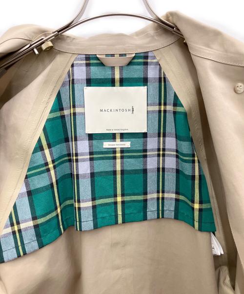 MACKINTOSH（マッキントッシュ）MACKINTOSH (マッキントッシュ) ゴム引きオーバーサイズドステンカラーコート ベージュ サイズ:8の古着・服飾アイテム