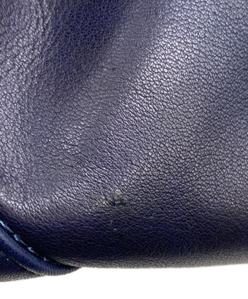 OUTIL（ウティ）OUTIL (ウティ) ダブルブレスチレザージャケット ブルーの古着・服飾アイテム