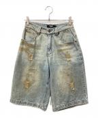 Jaded Londonジェイデッドロンドン）の古着「デニムハーフパンツ」｜インディゴ