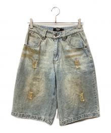 Jaded London（ジェイデッドロンドン）の古着「デニムハーフパンツ」｜インディゴ