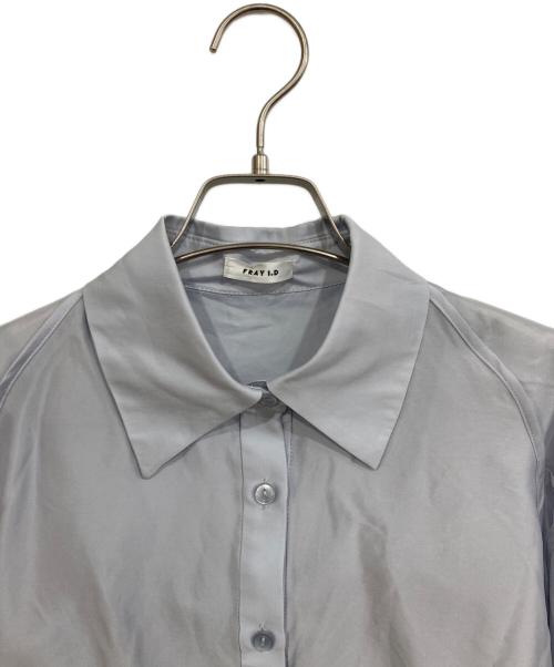 FRAY ID（フレイ アイディー）FRAY ID (フレイ アイディー) ショートシャツSETベアニットワンピース ブルー サイズ:ONEの古着・服飾アイテム