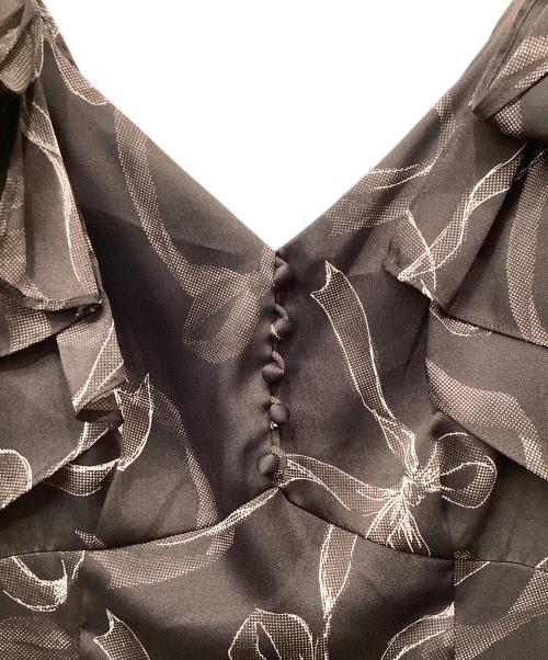 Snidel（スナイデル）Snidel (スナイデル) リボンスリーブデザインワンピース ブラウン サイズ:1の古着・服飾アイテム