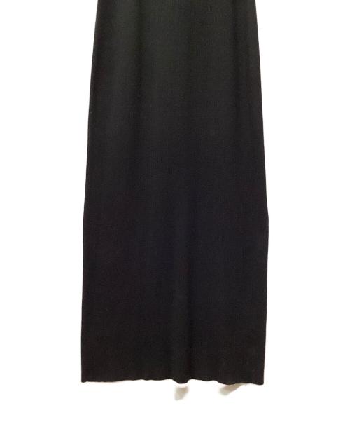 Snidel（スナイデル）Snidel (スナイデル) Sustainableチュール&ノースリニットワンピース ブラック サイズ:Fの古着・服飾アイテム