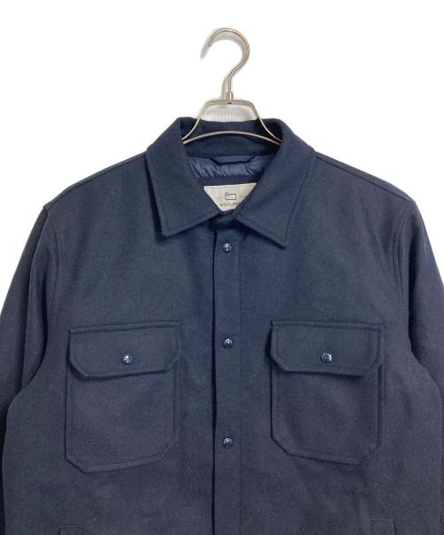 WOOLRICH（ウールリッチ）WOOLRICH (ウールリッチ) ALASKAN WL OVERSHIRT ネイビー サイズ:Mの古着・服飾アイテム