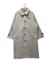 CLEL（クレイル）の古着「Tech Melton Loose Soutien Collar Coat」｜アイボリー