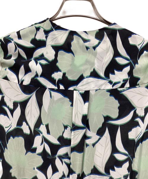 christian wijnants（クリスチャン ワイナンツ）christian wijnants (クリスチャン ワイナンツ) TOMORROW LAND (トゥモローランド) DASHAK フラワープリントティアードロングワンピース ブラック サイズ:34の古着・服飾アイテム