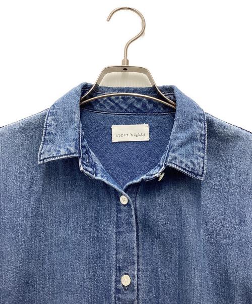 upper hights（アッパーハイツ）upper hights (アッパーハイツ) THE ELINE デニムシャツ インディゴ サイズ:SIZE 1の古着・服飾アイテム