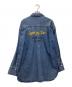 upper hights (アッパーハイツ) THE ELINE デニムシャツ インディゴ サイズ:SIZE 1：6000円