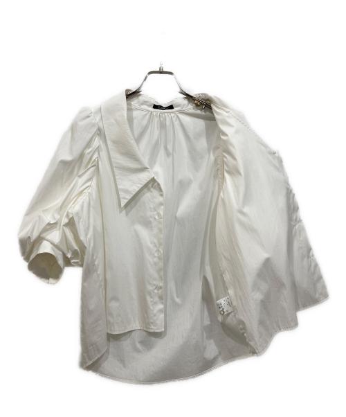 Enchainement（アンシェヌマン）Enchainement (アンシェヌマン) ボリュームスリーブブラウス ホワイト サイズ:Freeの古着・服飾アイテム